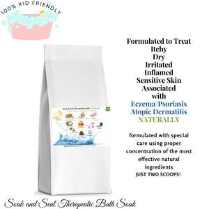 COPY - Soak & Seal Therapeutic Bath Treatment Formulated to Treat Eczema/Psoria…